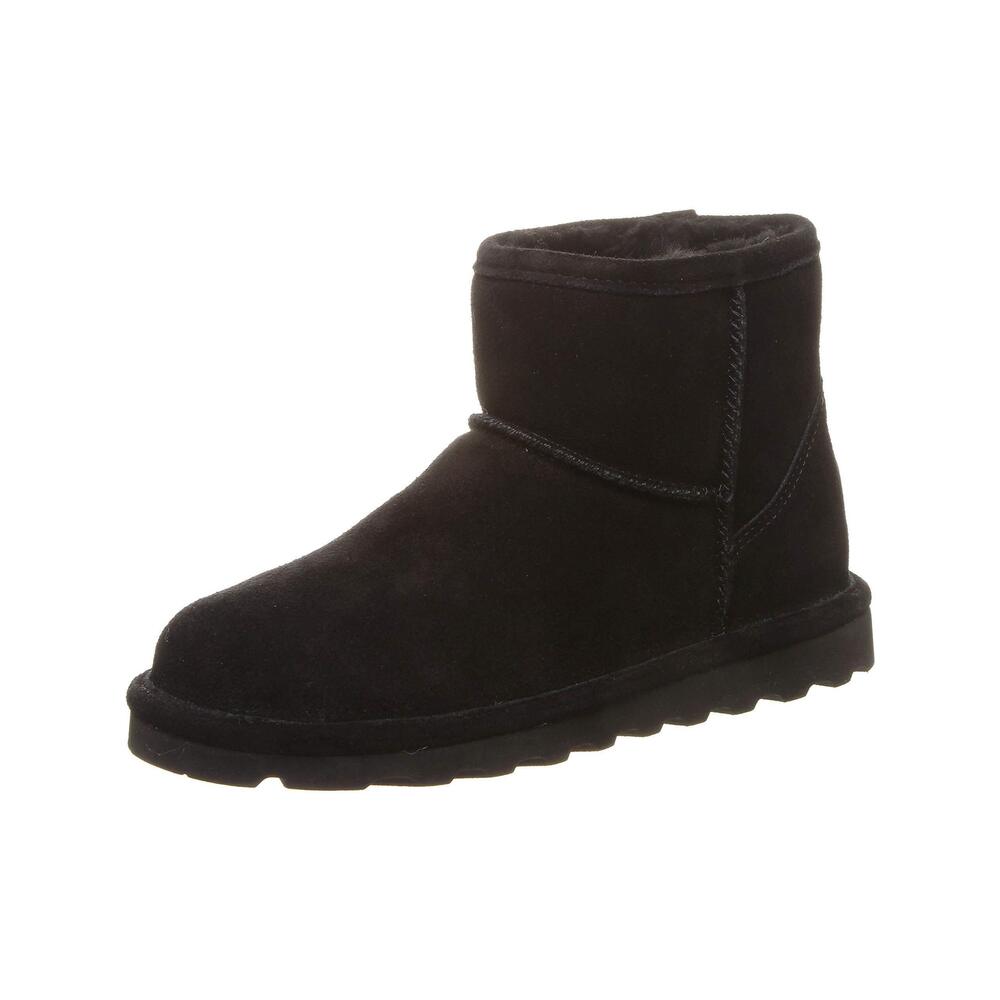 BEARPAW Alyssa Women's Slip-On Winter Boots Black Size 9, Black, Size 9